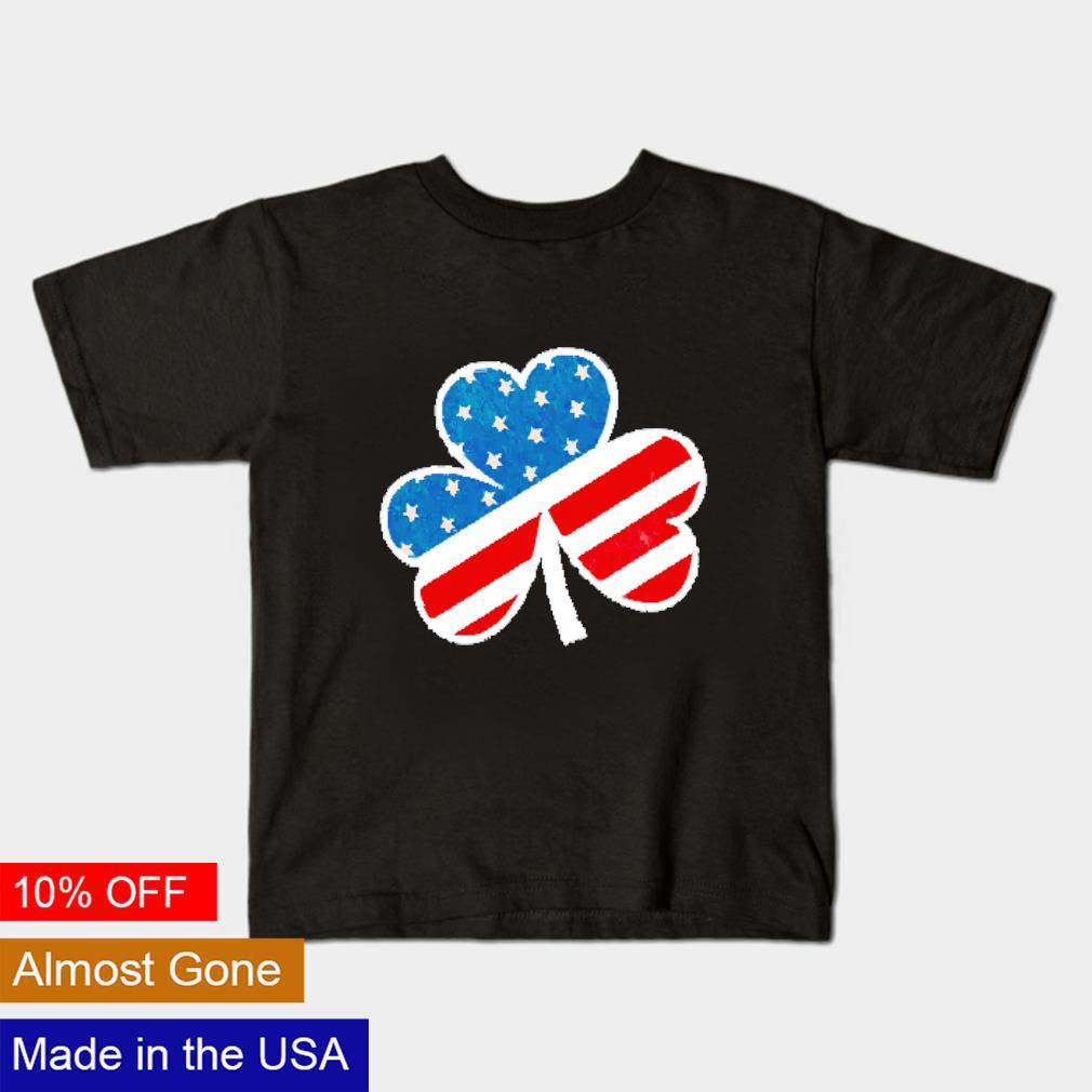 Awesome St. Patrick's Day American Flag Shamrock shirt