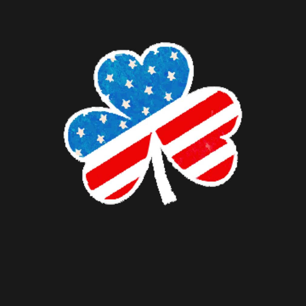 Awesome St. Patrick's Day American Flag Shamrock t-shirt