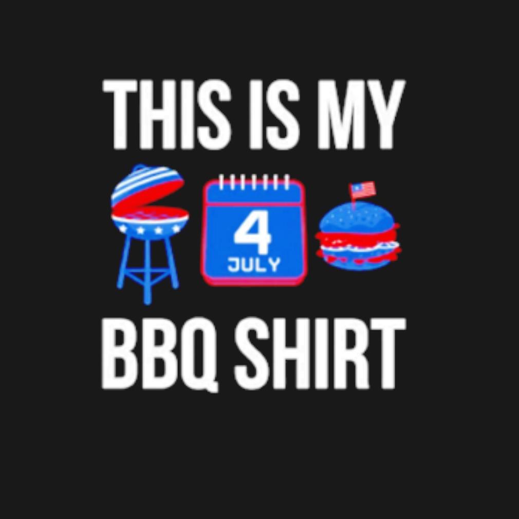 Official This is my 4th of July BBQ USA grilling red white blue t-shirt