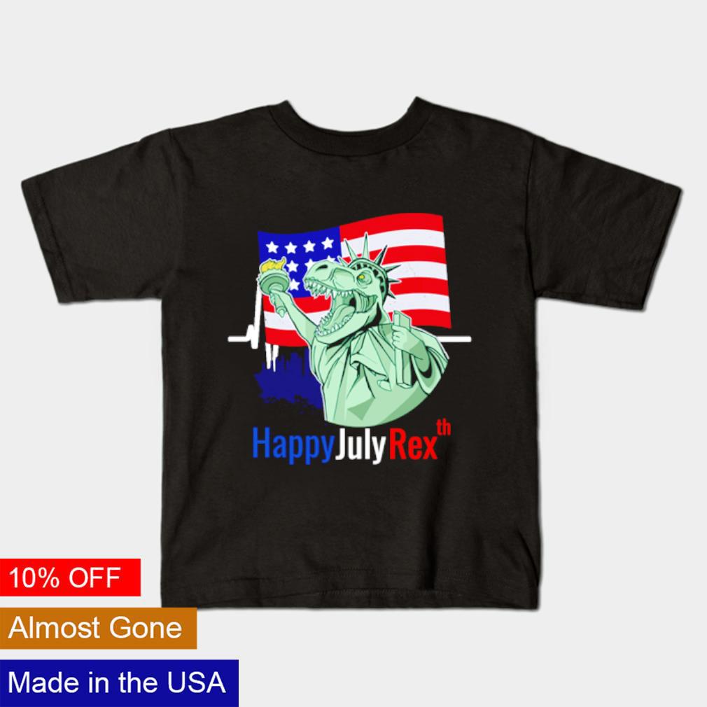 Top Happy July Rex shirt