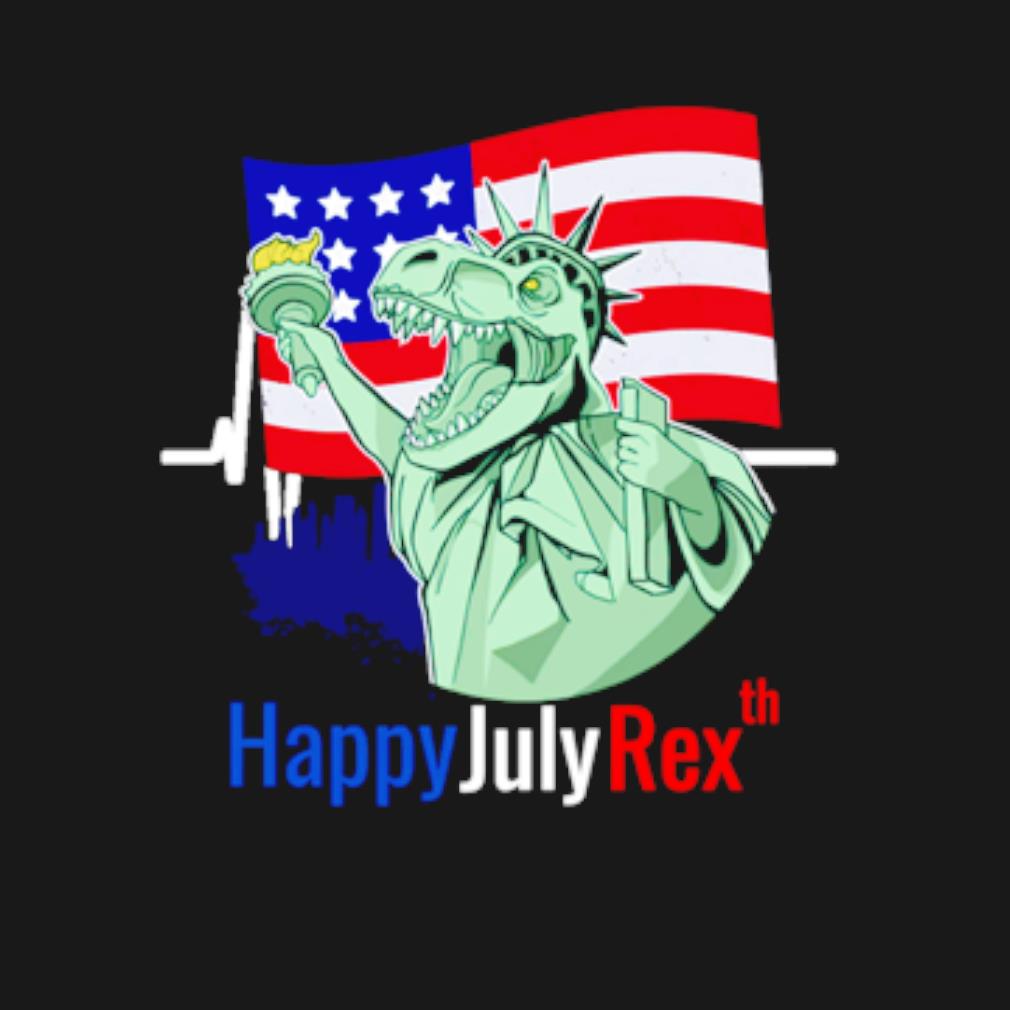Top Happy July Rex t-shirt