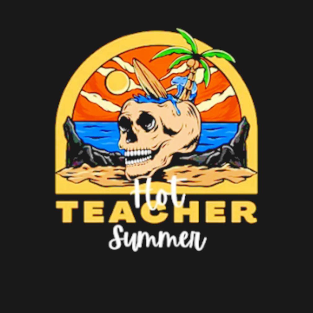 Premium Vintage hot teacher summer t-shirt