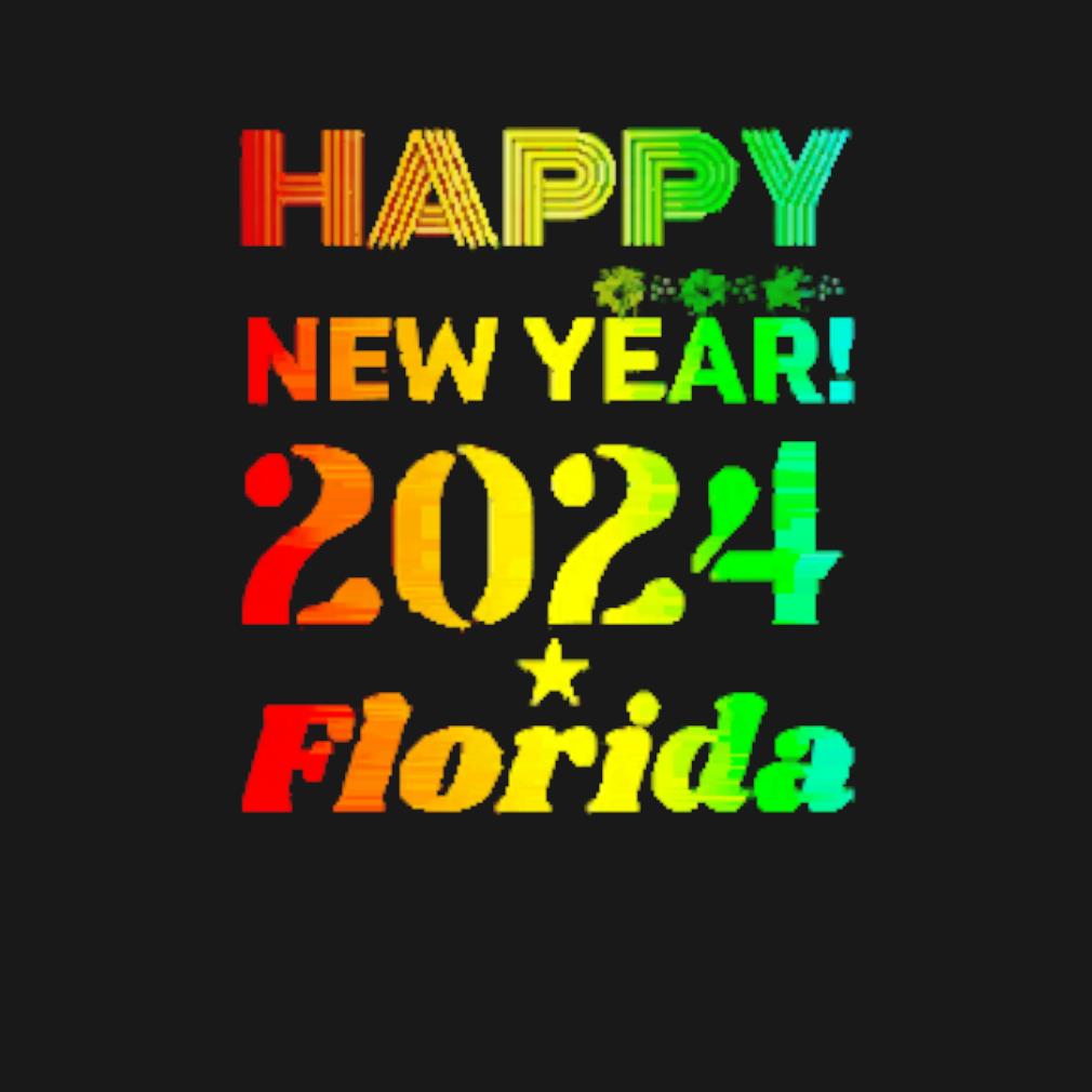 Premium Happy New Year 2024 Florida t-shirt